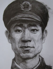2012年北京服装学院素描人物头像中等卷9