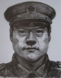 2012年北京服装学院素描人物头像中等卷14