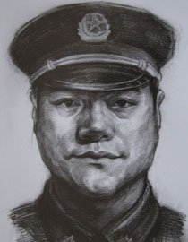 2012年北京服装学院素描人物头像中等卷21