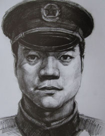 2012年北京服装学院素描人物头像中等卷23