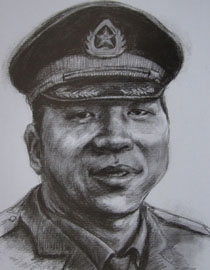 2012年北京服装学院素描人物头像中等卷26