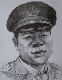 2012年北京服装学院素描人物头像中等卷31