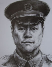 2012年北京服装学院素描人物头像中等卷32
