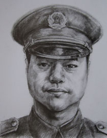 2012年北京服装学院素描人物头像中等卷36