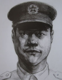 2012年北京服装学院素描人物头像中等卷38
