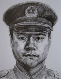 2012年北京服装学院素描人物头像中等卷40