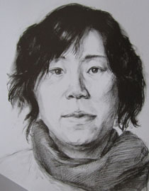 2012年北京服装学院素描人物头像中等卷47