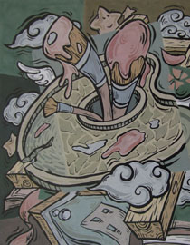 2012年鲁迅美术学院设计基础优秀试卷9