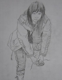 2009年湖南美术统考速写优先试卷（1）