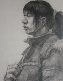 2009年湖南美术统考素描优先试卷（2）