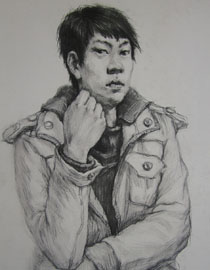 2010年湖南美术统考素描优秀试卷（1）