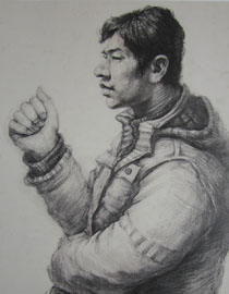 2010年湖南美术统考素描优秀试卷（3）