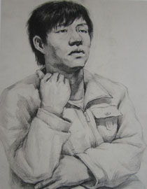 2010年湖南美术统考素描优秀试卷（4）