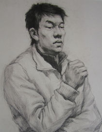 2010年湖南美术统考素描优秀试卷（9）