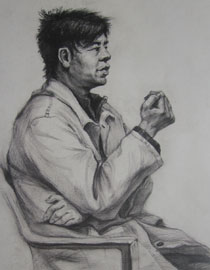 2010年湖南美术统考素描优秀试卷（10）