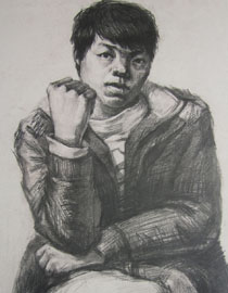 2010年湖南美术统考素描优秀试卷（8）