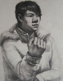 2010年湖南美术统考素描优秀试卷（12）