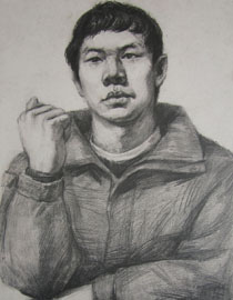 2010年湖南美术统考素描优秀试卷（13）
