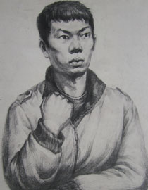 2010年湖南美术统考素描优秀试卷（14）