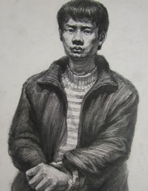 2011年湖南美术统考素描优秀试卷（1）