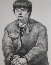 2011年湖南美术统考素描优秀试卷（2）
