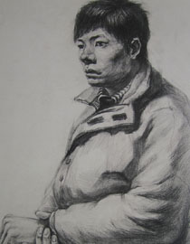 2011年湖南美术统考素描优秀试卷（4）