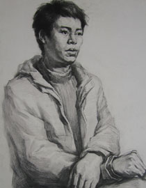 2011年湖南美术统考素描优秀试卷（5）