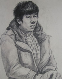 2011年湖南美术统考素描优秀试卷（6）