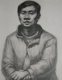 2011年湖南美术统考素描优秀试卷（11）