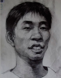 2013年上海视觉艺术学院素描优秀试卷1