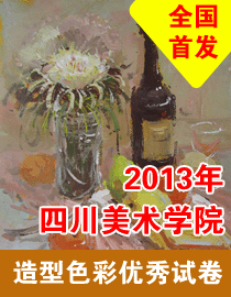 2013年四川美术学院造型色彩优秀试卷