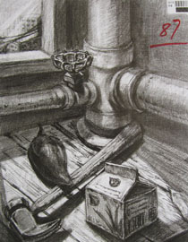 2013年四川美术学院设计素描优秀试卷（7）