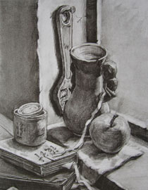 2013年四川美术学院设计素描优秀试卷（16）