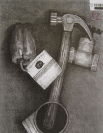 2013年四川美术学院设计素描优秀试卷（46）