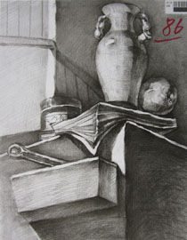 2013年四川美术学院设计素描优秀试卷（28）