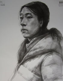 2015年中国美术学院素描高分卷38