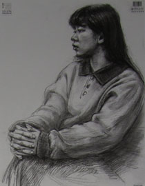 2015年中国美术学院素描高分卷92