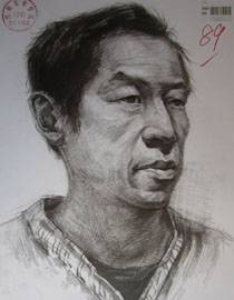 2015年四川美术学院造型素描头像高分卷6