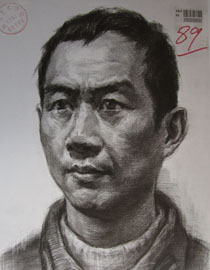 2015年四川美术学院造型素描头像高分卷5