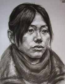 2015年四川美术学院造型素描头像高分卷20