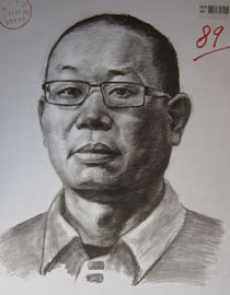 2015年四川美术学院造型素描头像高分卷24