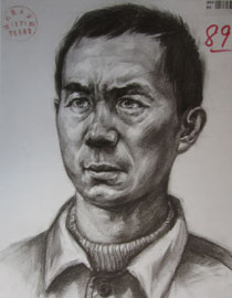 2015年四川美术学院造型素描头像高分卷25