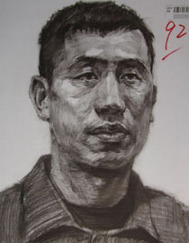 2015年四川美术学院造型素描头像高分卷43
