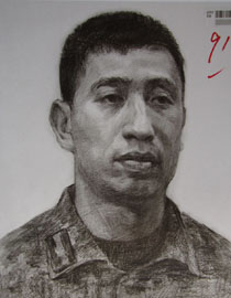 2015年四川美术学院造型素描头像高分卷45