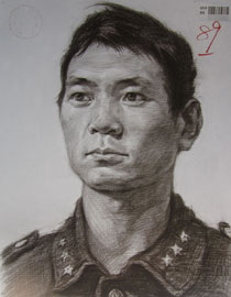 2015年四川美术学院造型素描头像高分卷64