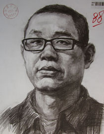 2015年四川美术学院造型素描头像高分卷67