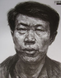 2015年四川美术学院造型素描头像高分卷70