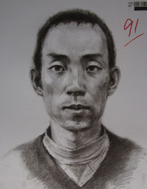 2015年四川美术学院造型素描头像高分卷71