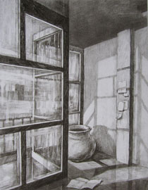 清华大学美术学院2014年设计类素描优秀试卷1