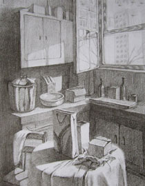清华大学美术学院2014年设计类素描优秀试卷8